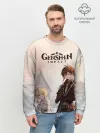 Мужской свитшот базовый / GENSHIN IMPACT Zhongli