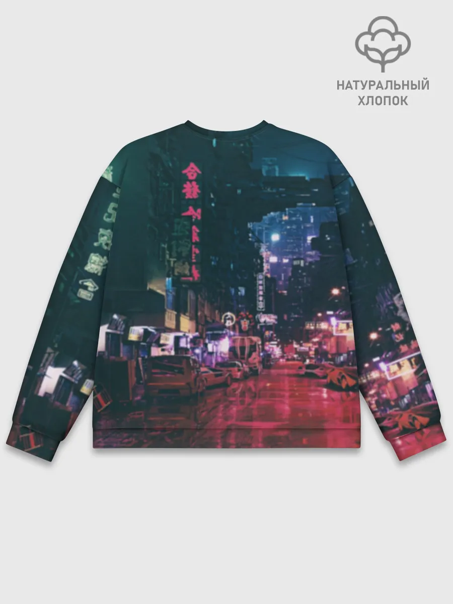 Мужской свитшот базовый / Cyberpunk 2077