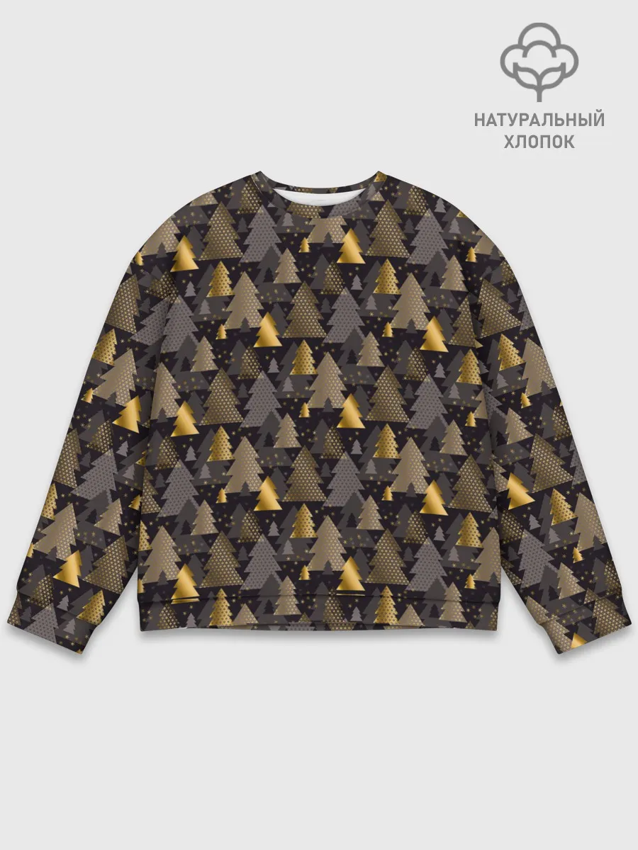 Мужской свитшот базовый / Ёлочки