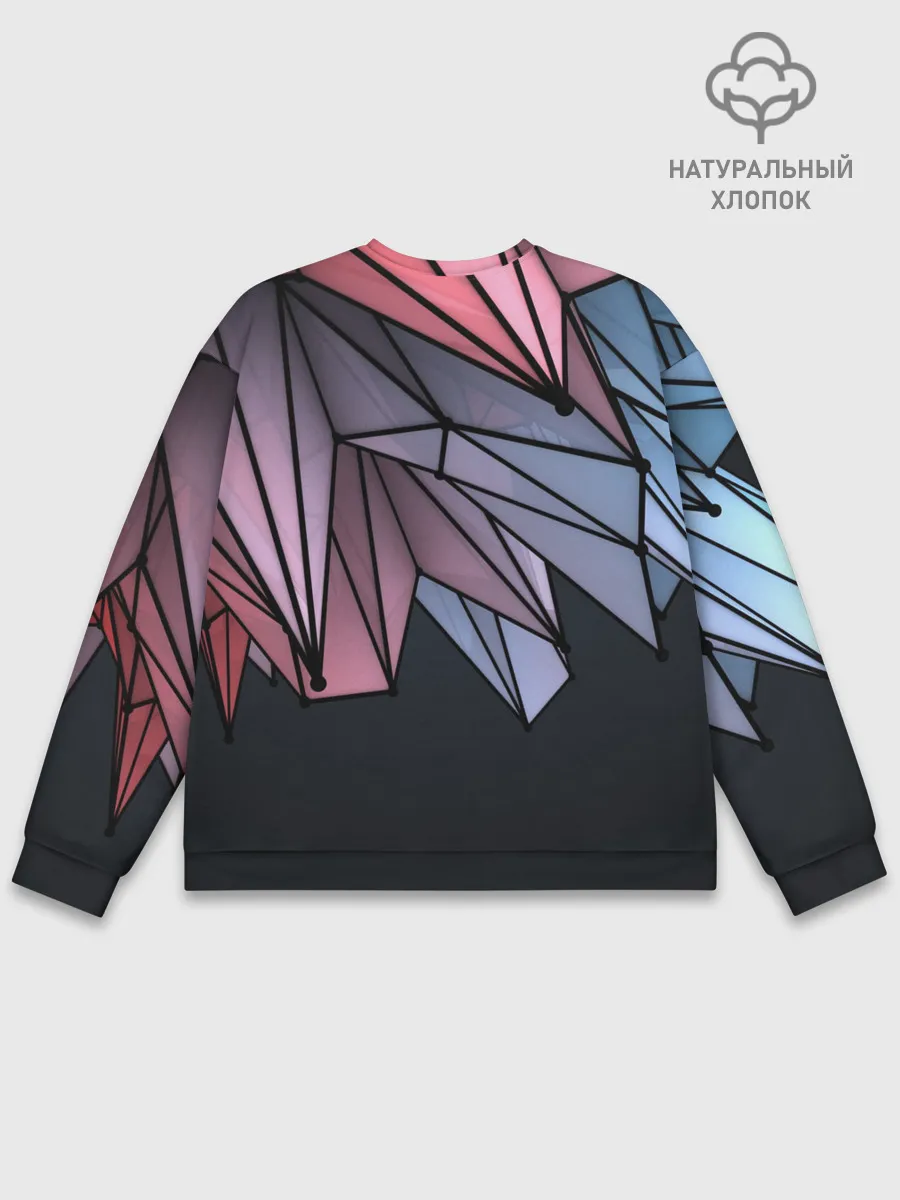 Мужской свитшот базовый / ГеометриЧеский Рисунок