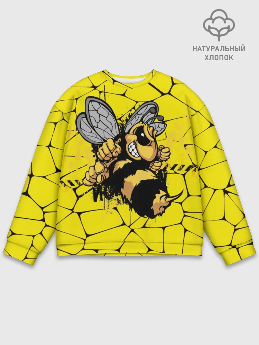 Мужской свитшот базовый / Дикая пчела