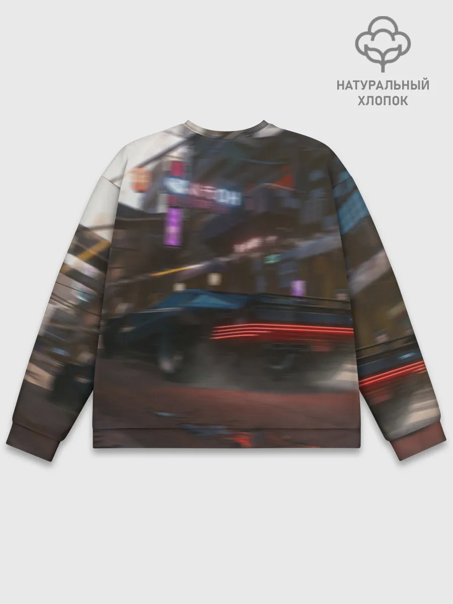 Мужской свитшот базовый / Cyberpunk 2077
