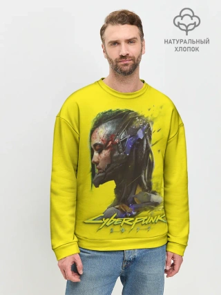 Мужской свитшот базовый / Киберпанк 2077