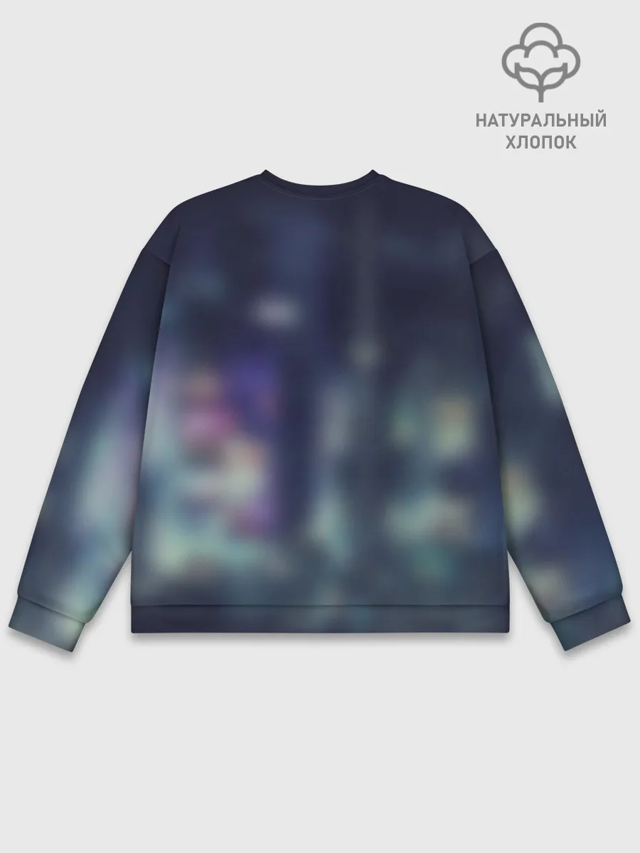 Мужской свитшот базовый / Welcome to Night City