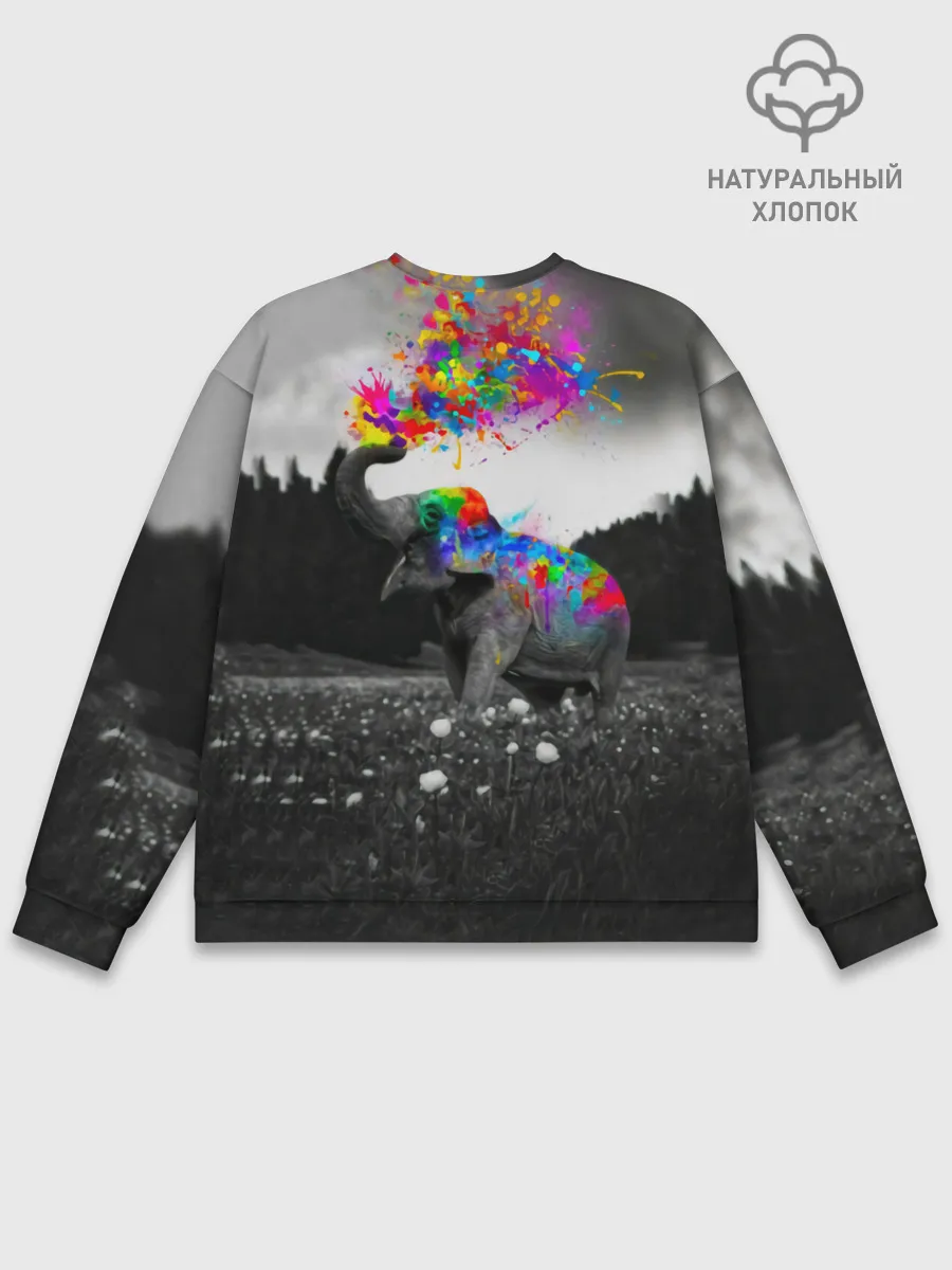 Мужской свитшот базовый / Слон