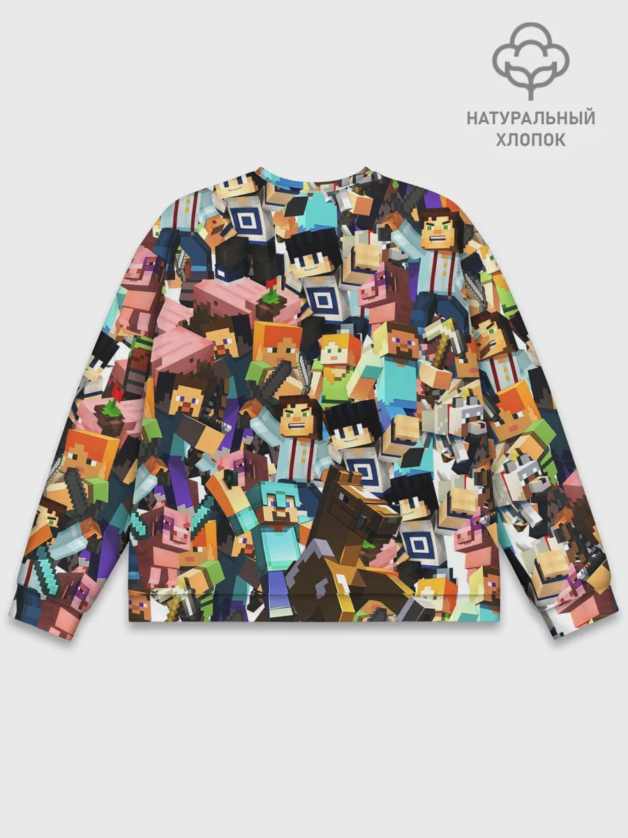 Мужской свитшот базовый / MINECRAFT