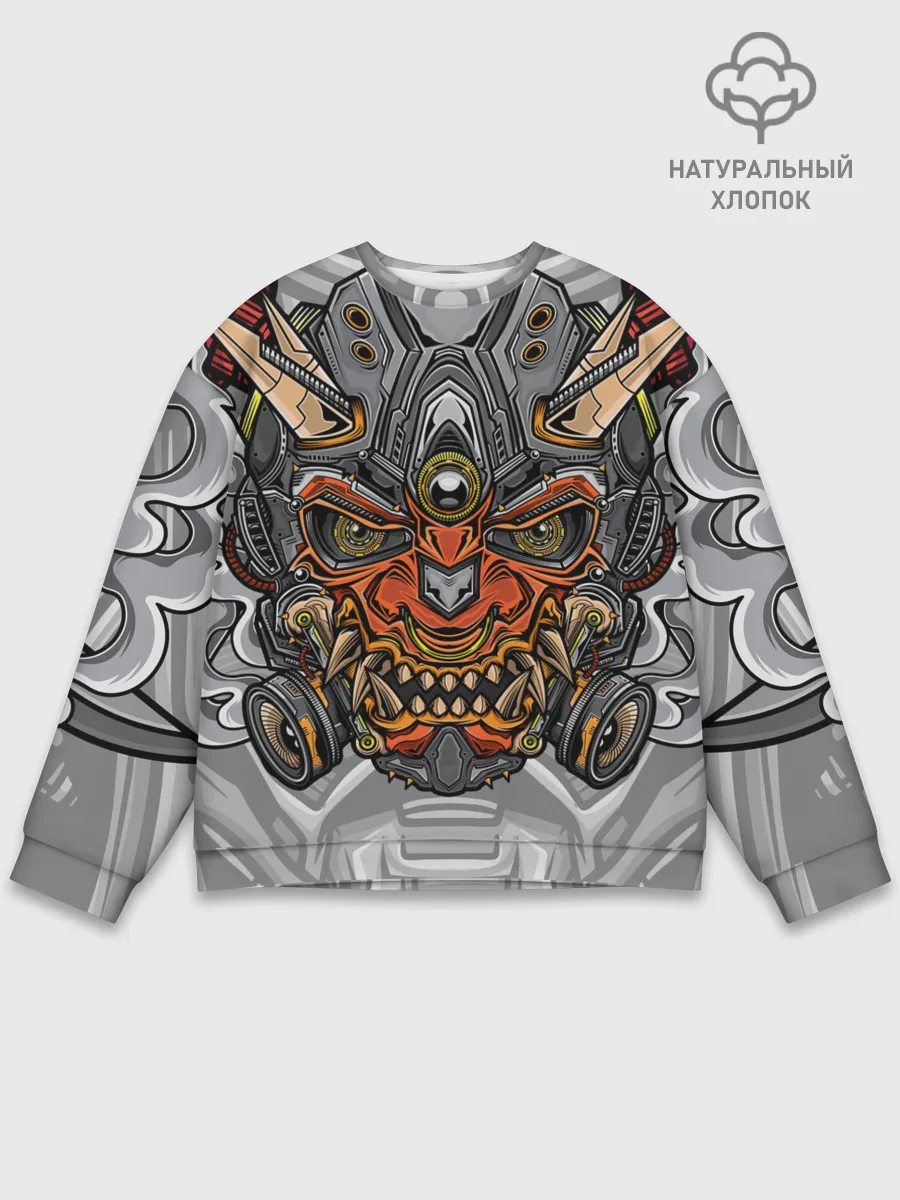 Мужской свитшот базовый / Cyber Samurai