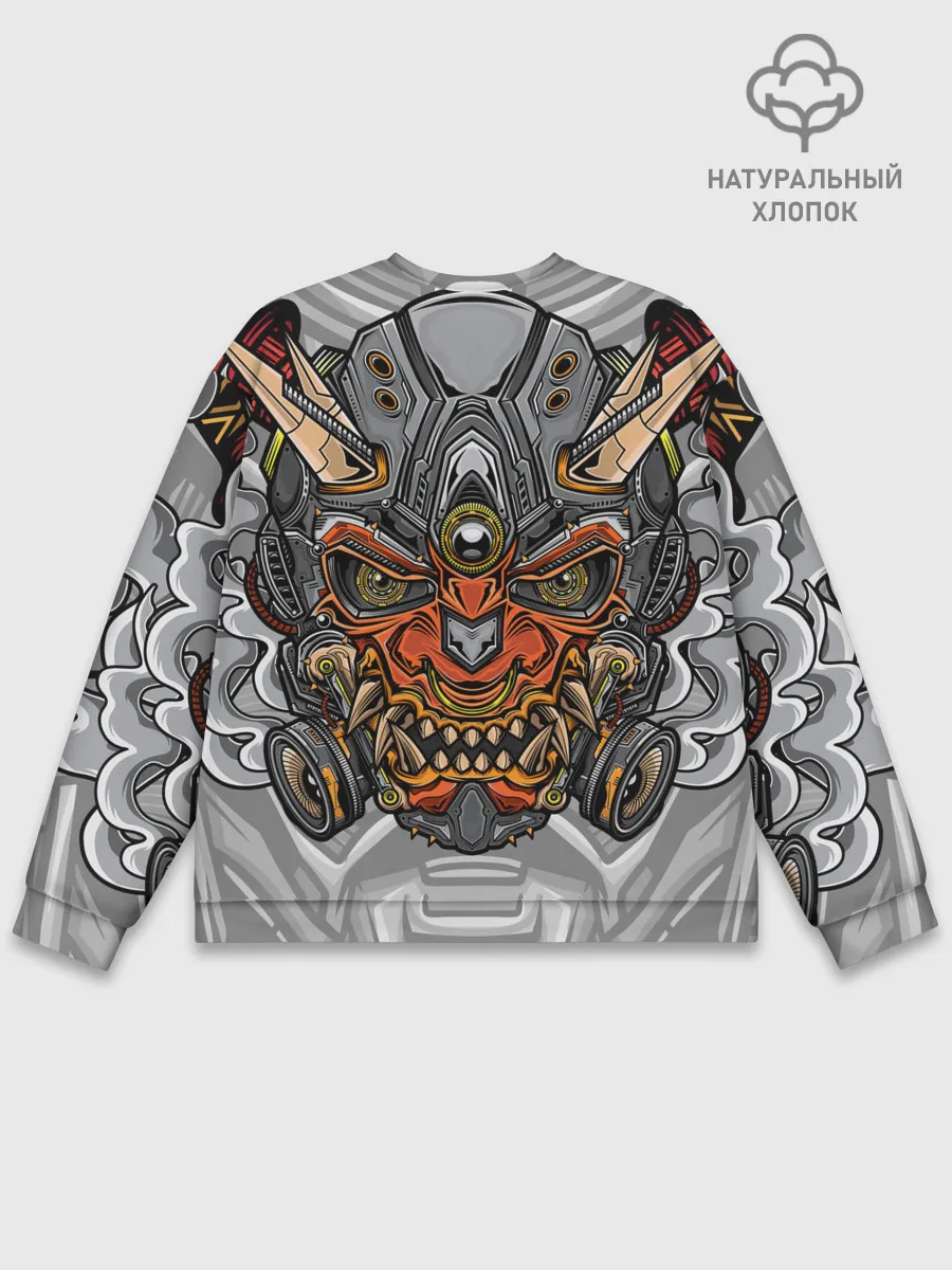 Мужской свитшот базовый / Cyber Samurai