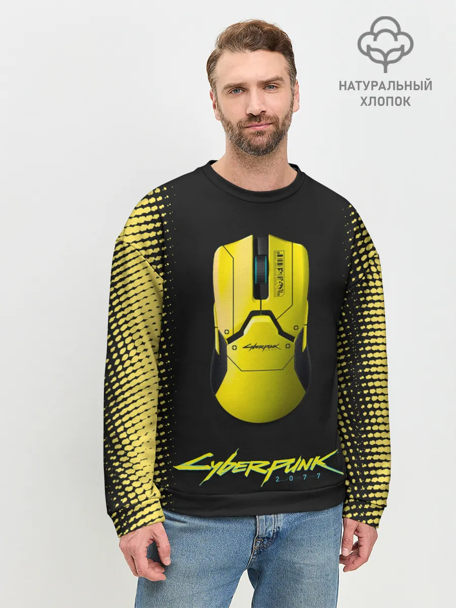 Мужской свитшот базовый / cyberpunk 2077