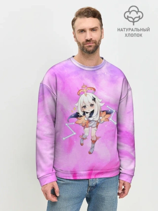 Мужской свитшот базовый / Genshin Impact
