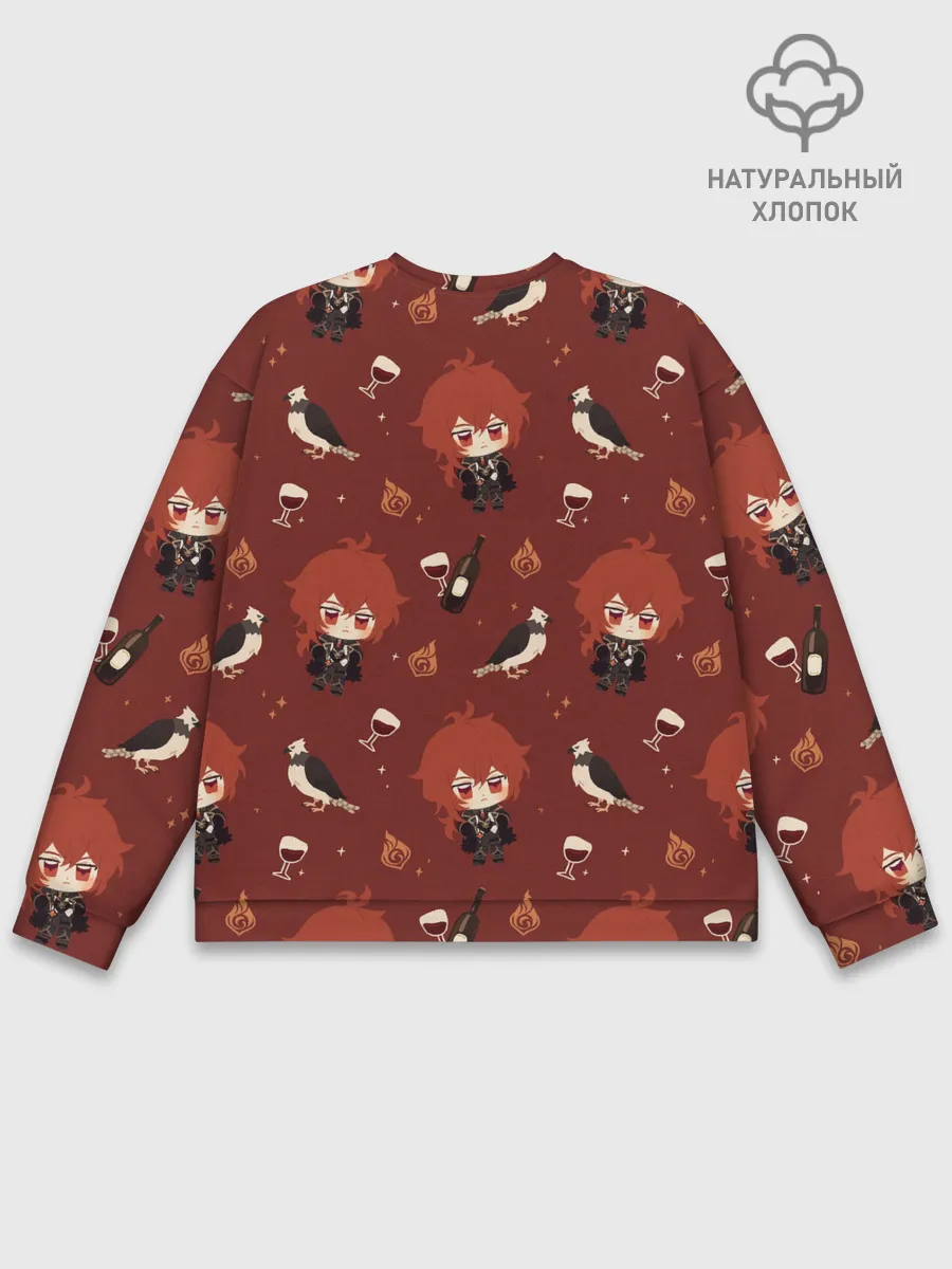 Мужской свитшот базовый / Genshin Impact