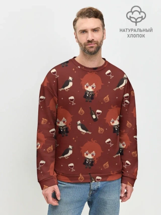 Мужской свитшот базовый / Genshin Impact