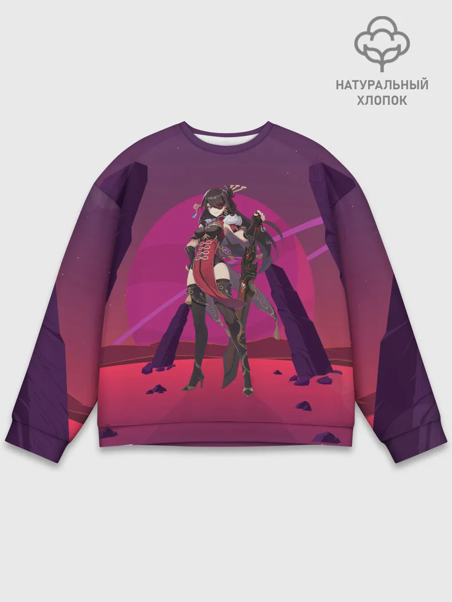 Мужской свитшот базовый / Genshin Impact
