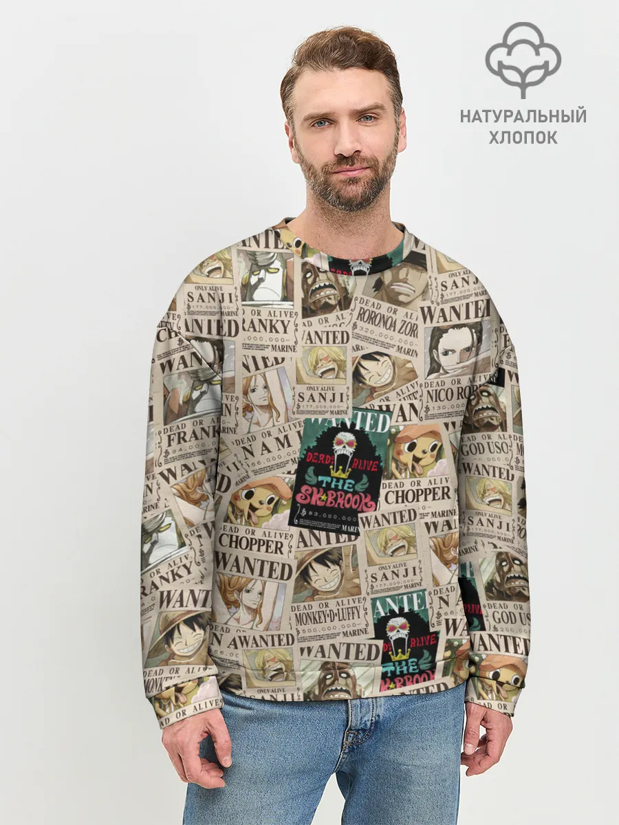 Мужской свитшот базовый / Ван пис