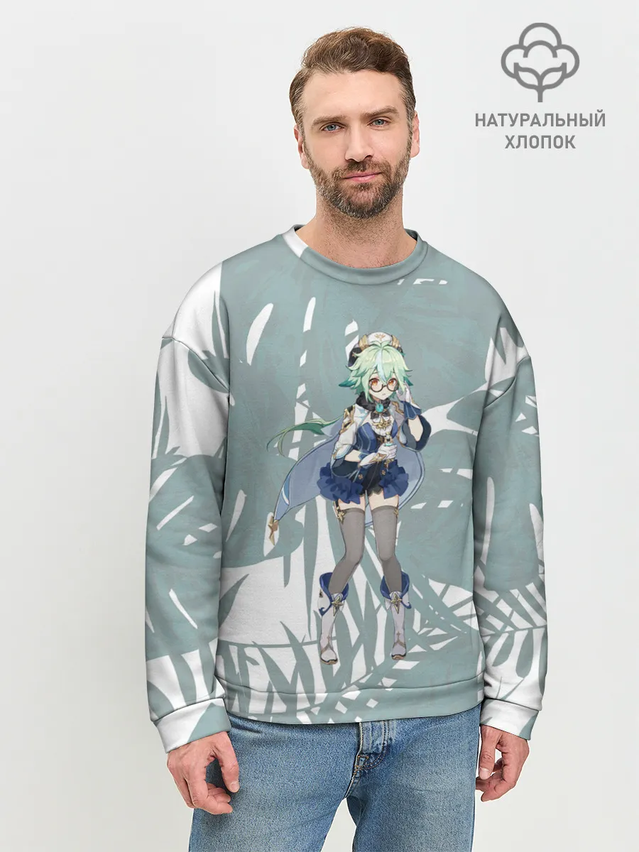 Мужской свитшот базовый / Genshin Impact