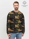 Мужской свитшот базовый / Tigers | Тигровый Паттерн