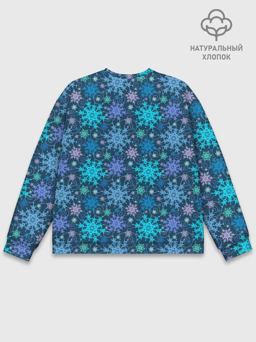 Мужской свитшот базовый / Новогодние Узоры