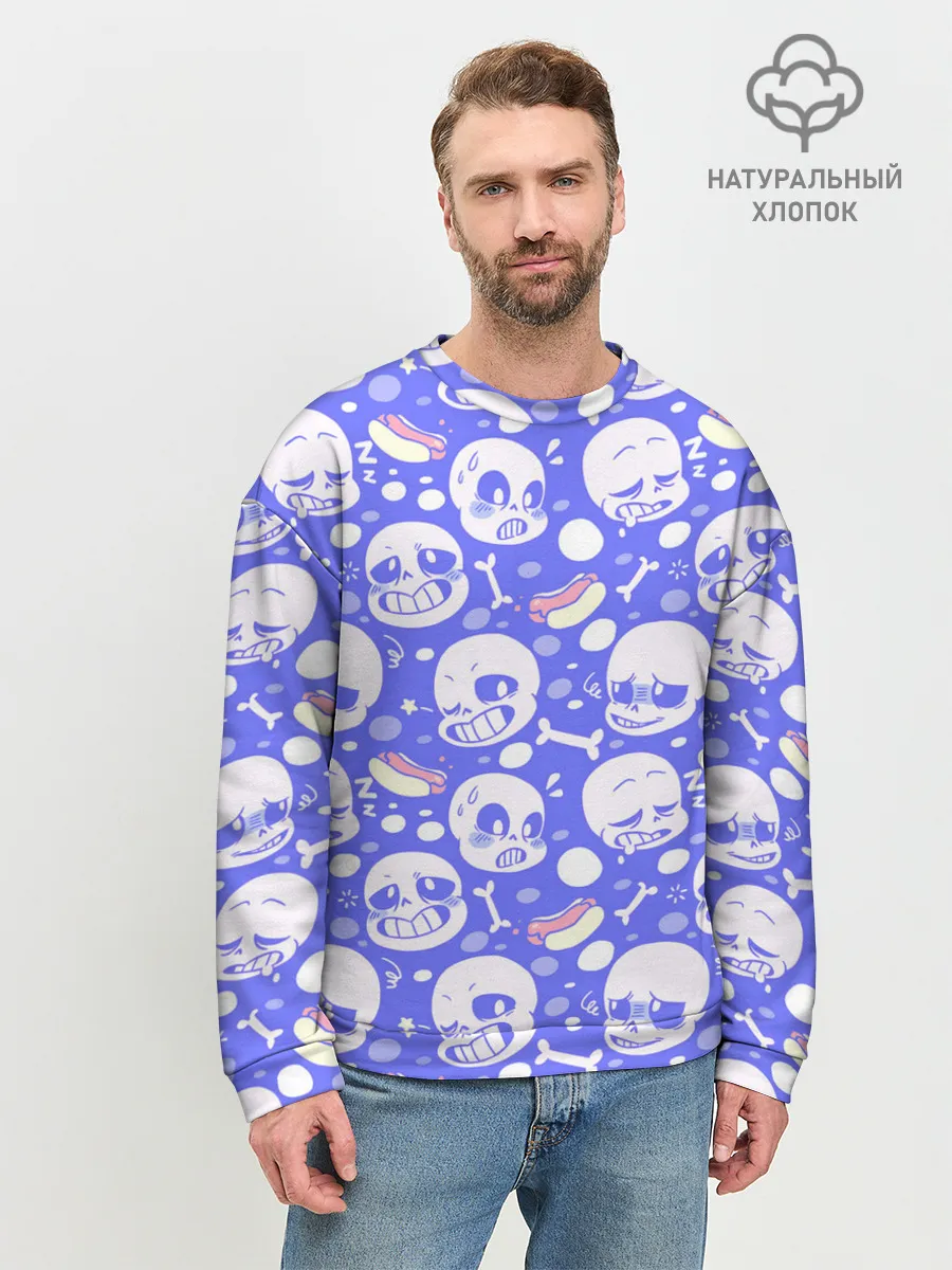 Мужской свитшот базовый / Undertale