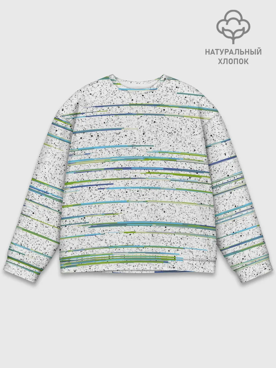 Мужской свитшот базовый / Абстракция