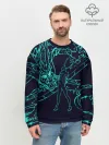 Мужской свитшот базовый / Neon Dragon