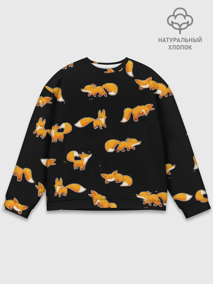 Мужской свитшот базовый / Лисы