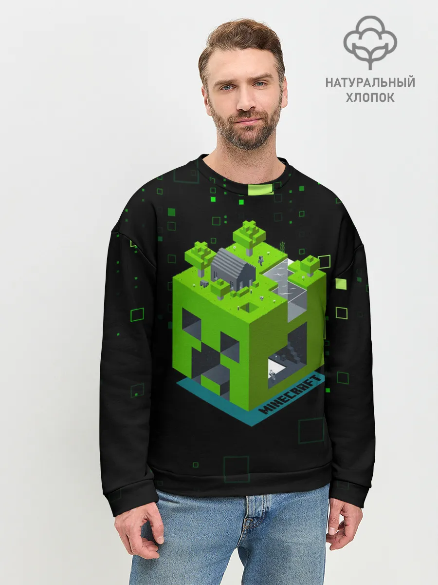 Мужской свитшот базовый / Minecraft