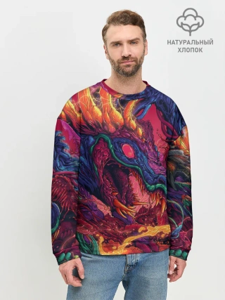 Мужской свитшот базовый / HYPER BEAST | СКОРОСТНОЙ ЗВЕРЬ