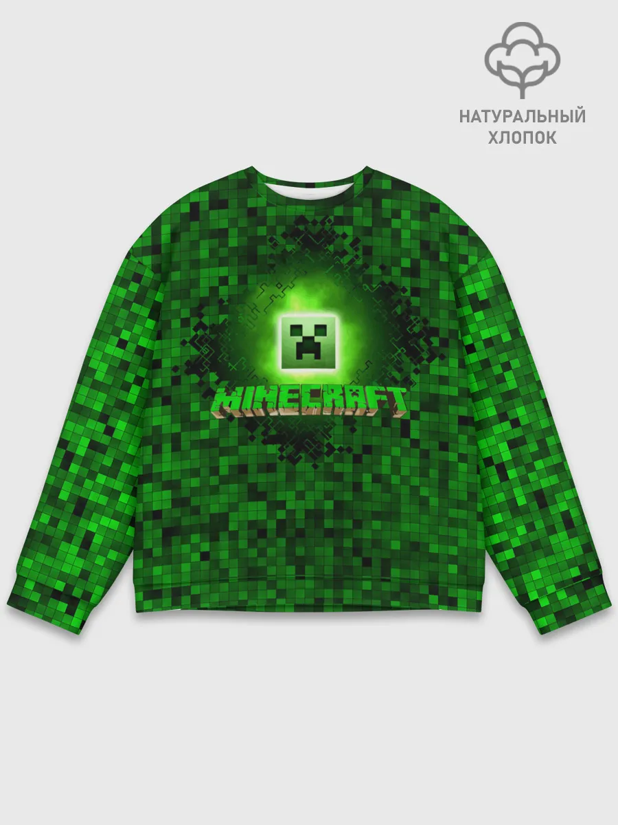 Мужской свитшот базовый / Minecraft