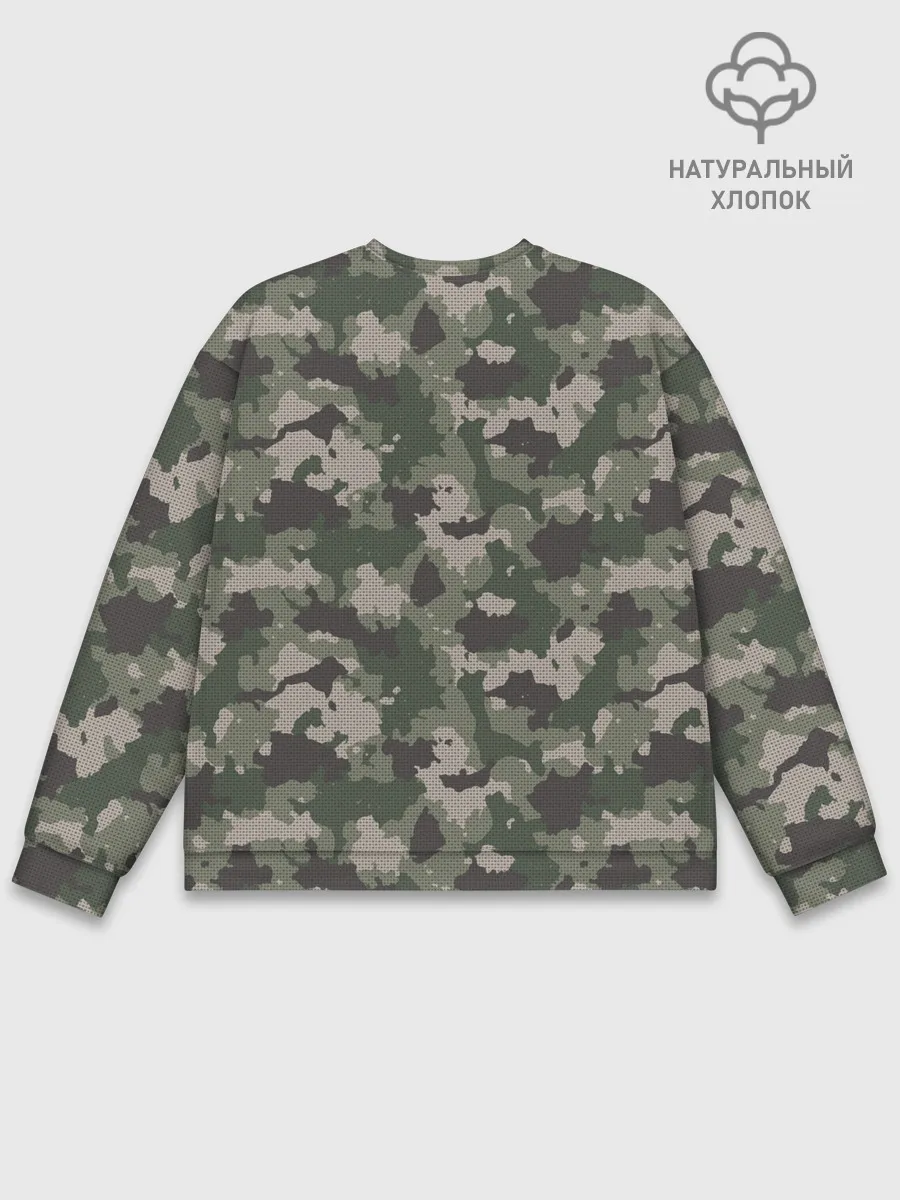 Мужской свитшот базовый / Классический камуфляж