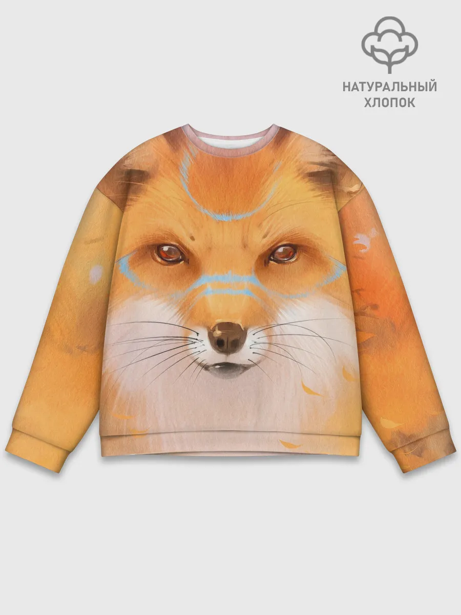 Мужской свитшот базовый / Лиса