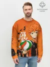 Мужской свитшот базовый / Волебольная команда из аниме HAIKYUU!!
