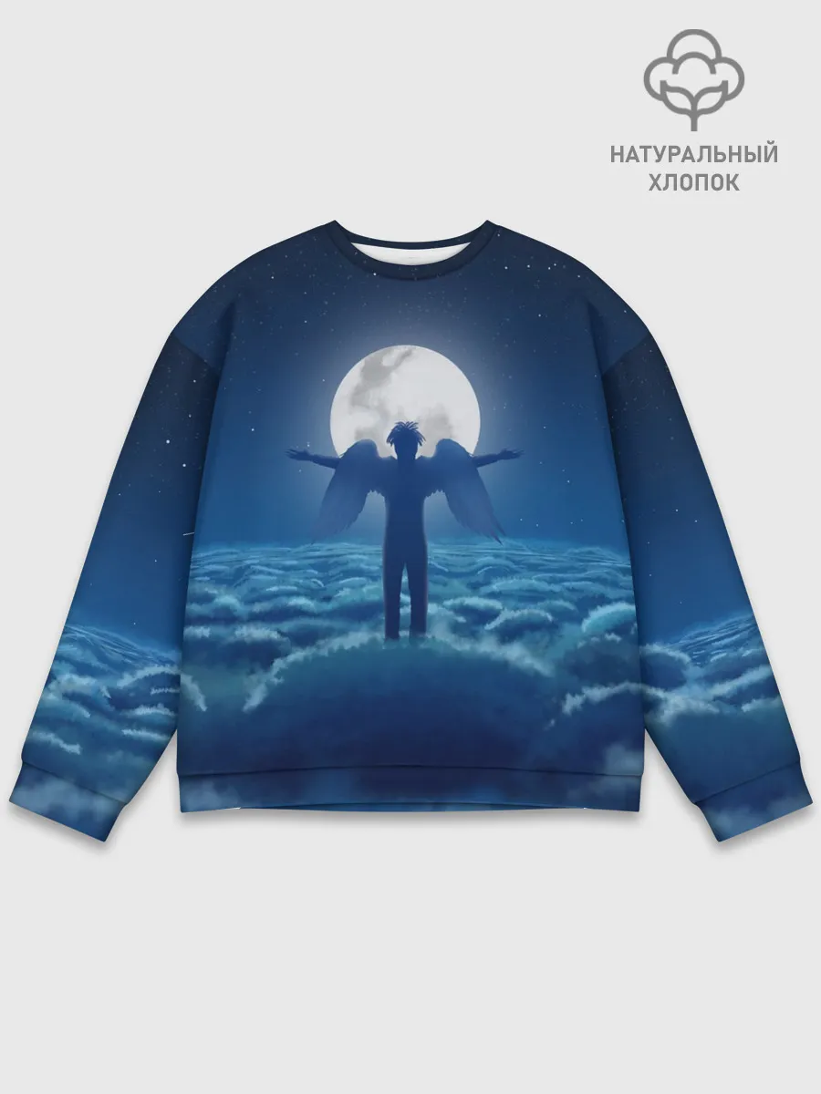 Мужской свитшот базовый / Ангел