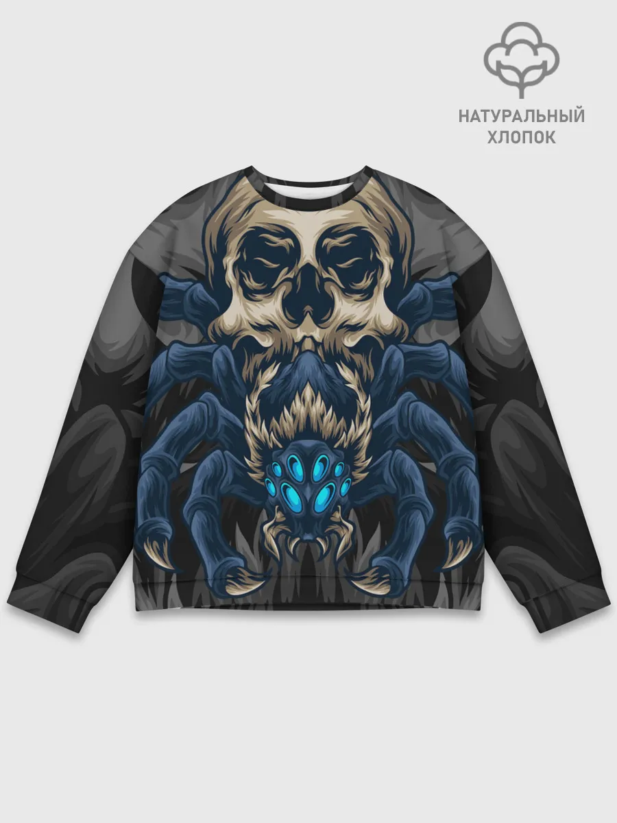 Мужской свитшот базовый / Демонический паук