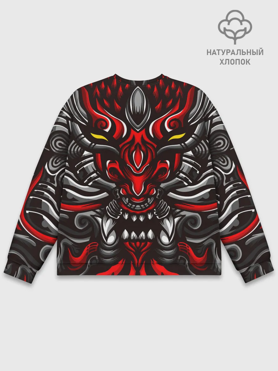Мужской свитшот базовый / Абстракция демон