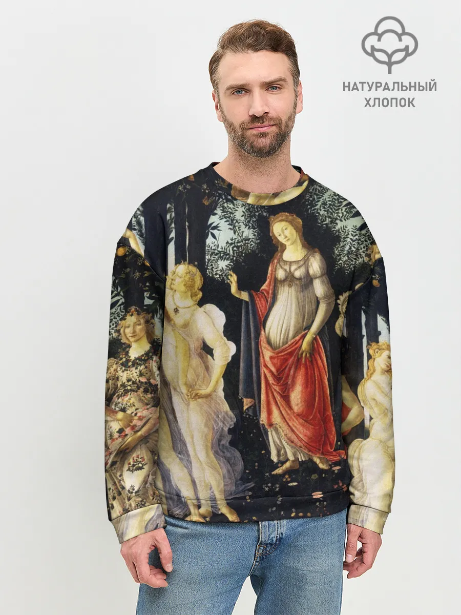 Мужской свитшот базовый / весна боттичелли