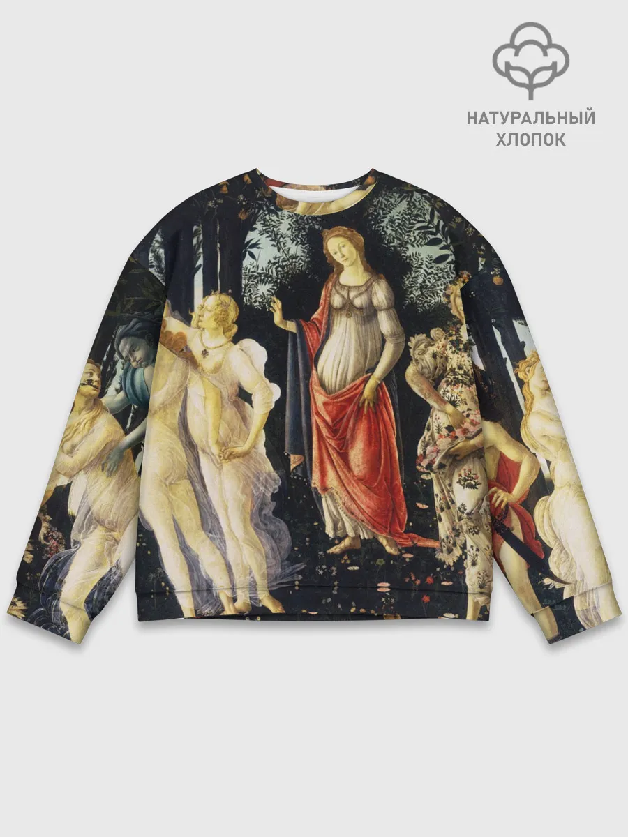 Мужской свитшот базовый / весна боттичелли