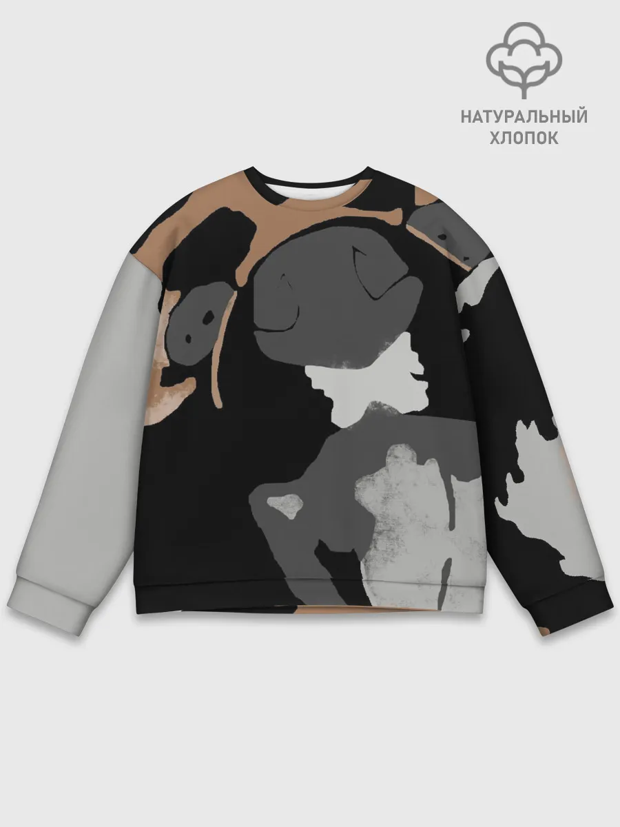 Мужской свитшот базовый / Shiba Inu