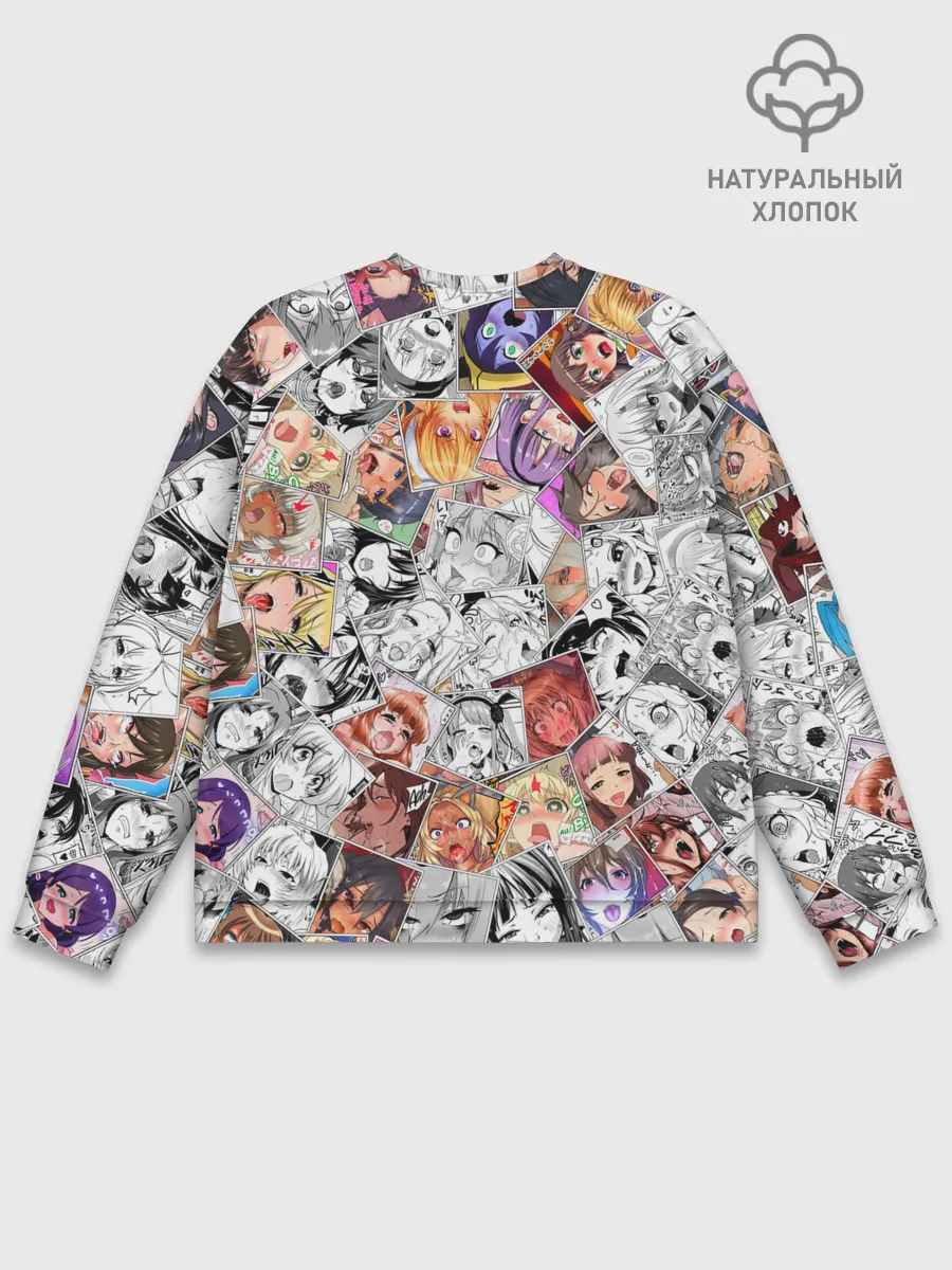 Мужской свитшот базовый / Ahegao завихрение