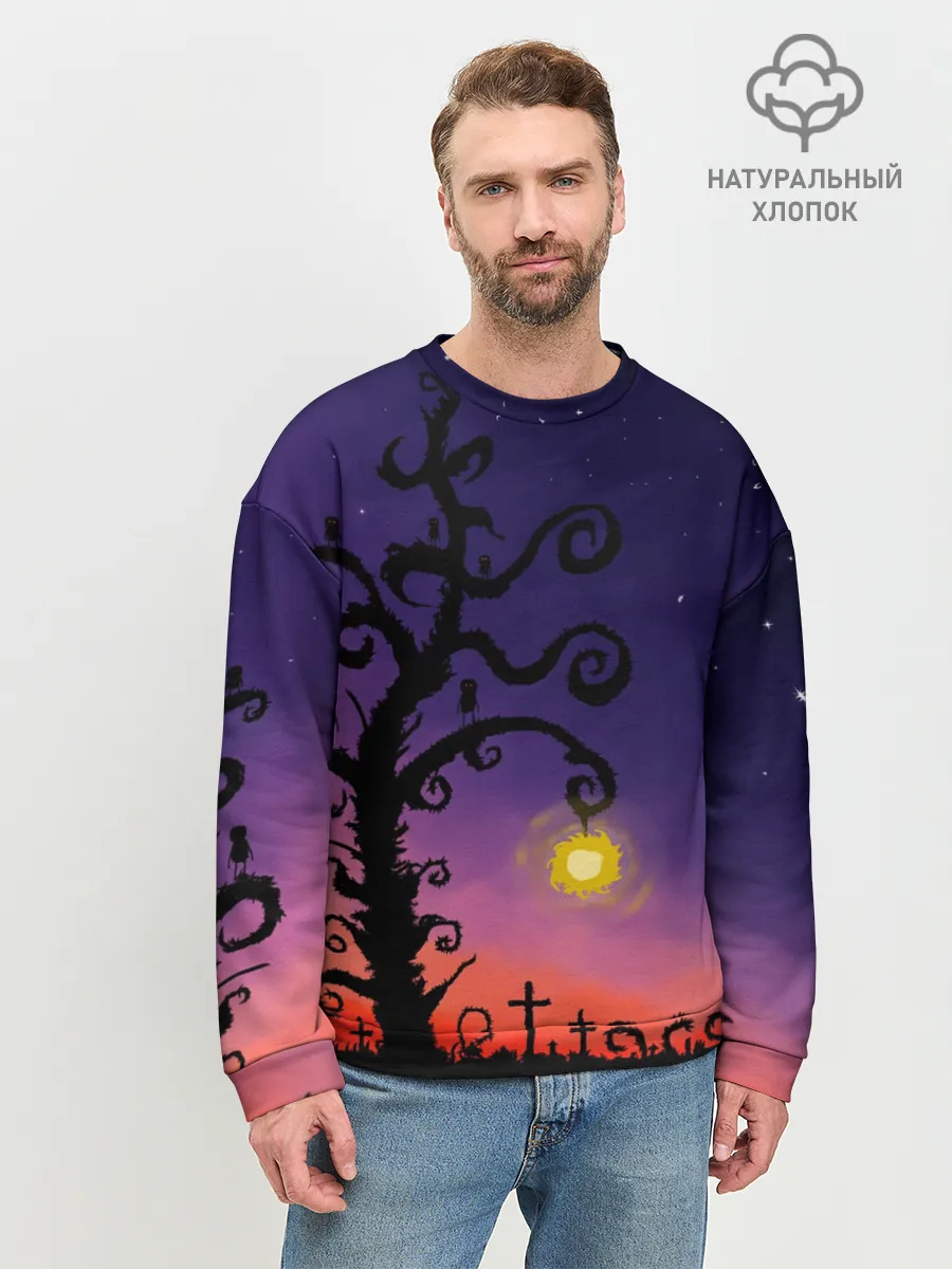 Мужской свитшот базовый / Ночь