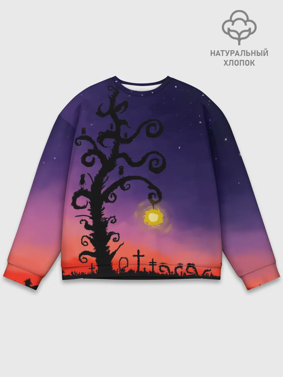 Мужской свитшот базовый / Ночь