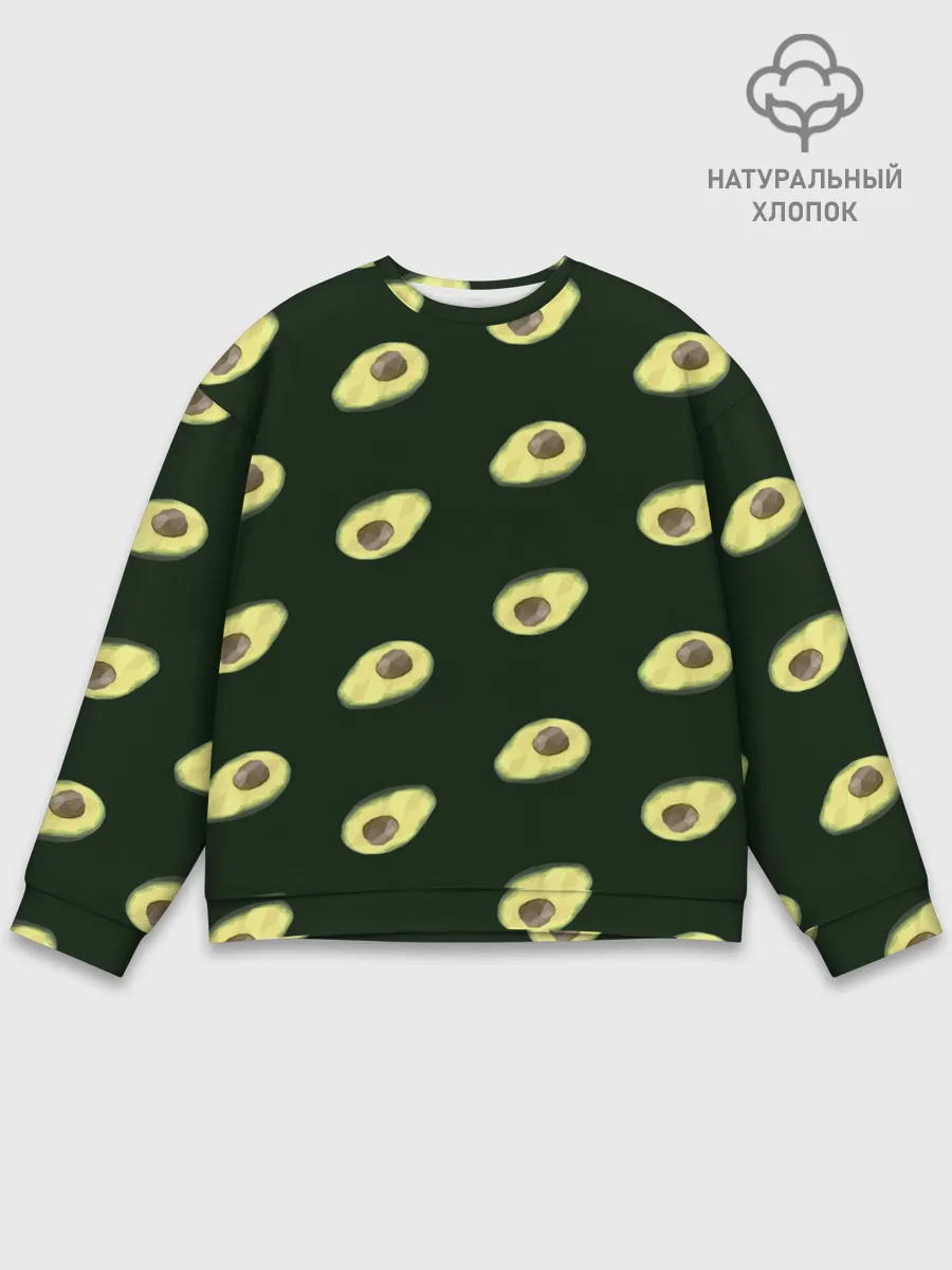 Мужской свитшот базовый / Авокадо