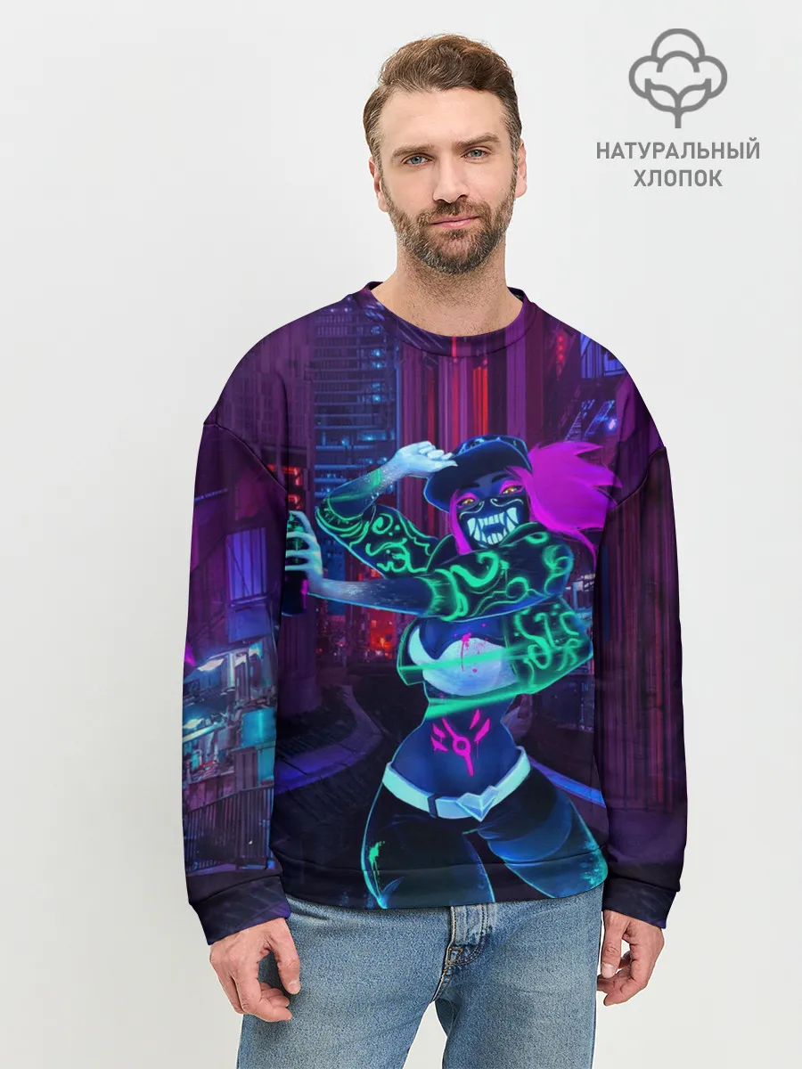 Мужской свитшот базовый / KDA Akali