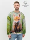 Мужской свитшот базовый / Лисичка