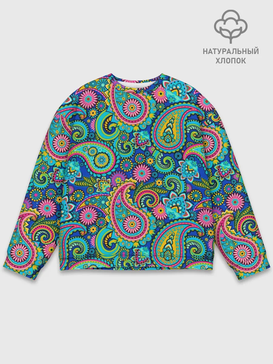 Мужской свитшот базовый / Славянские Узоры