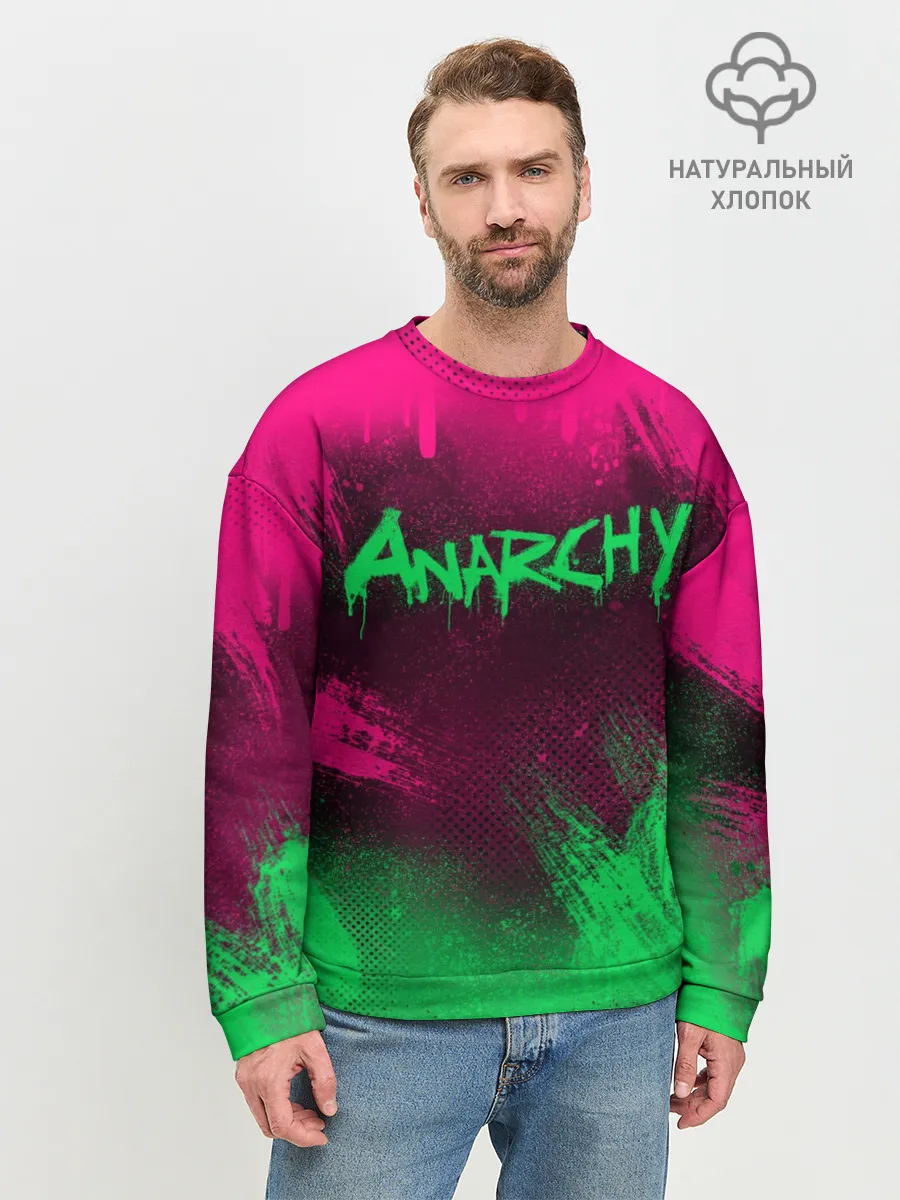 Мужской свитшот базовый / CS GO | NEON REVOLUTION v2