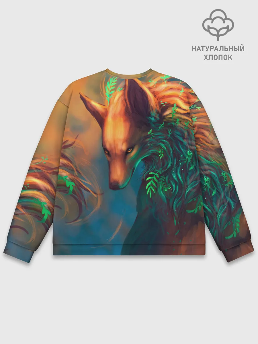 Мужской свитшот базовый / Волшебная лиса