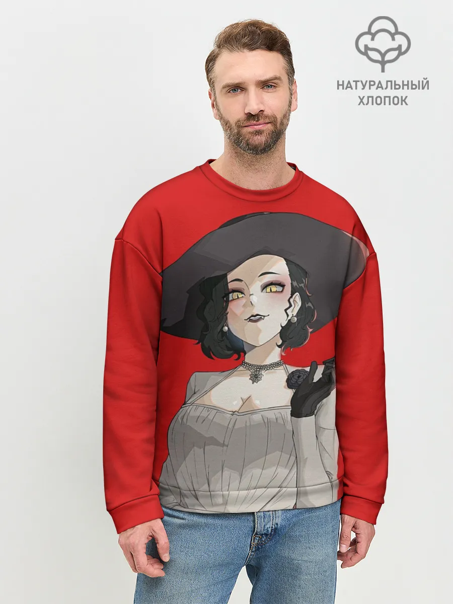 Мужской свитшот базовый / Residen Evil Вампирша village