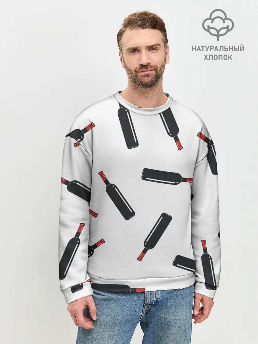 Мужской свитшот базовый / винишко