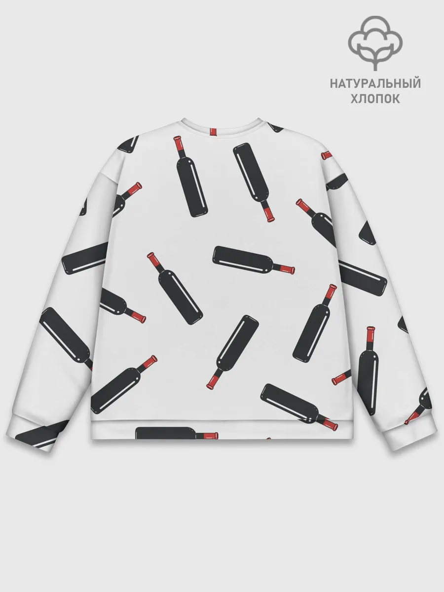 Мужской свитшот базовый / винишко