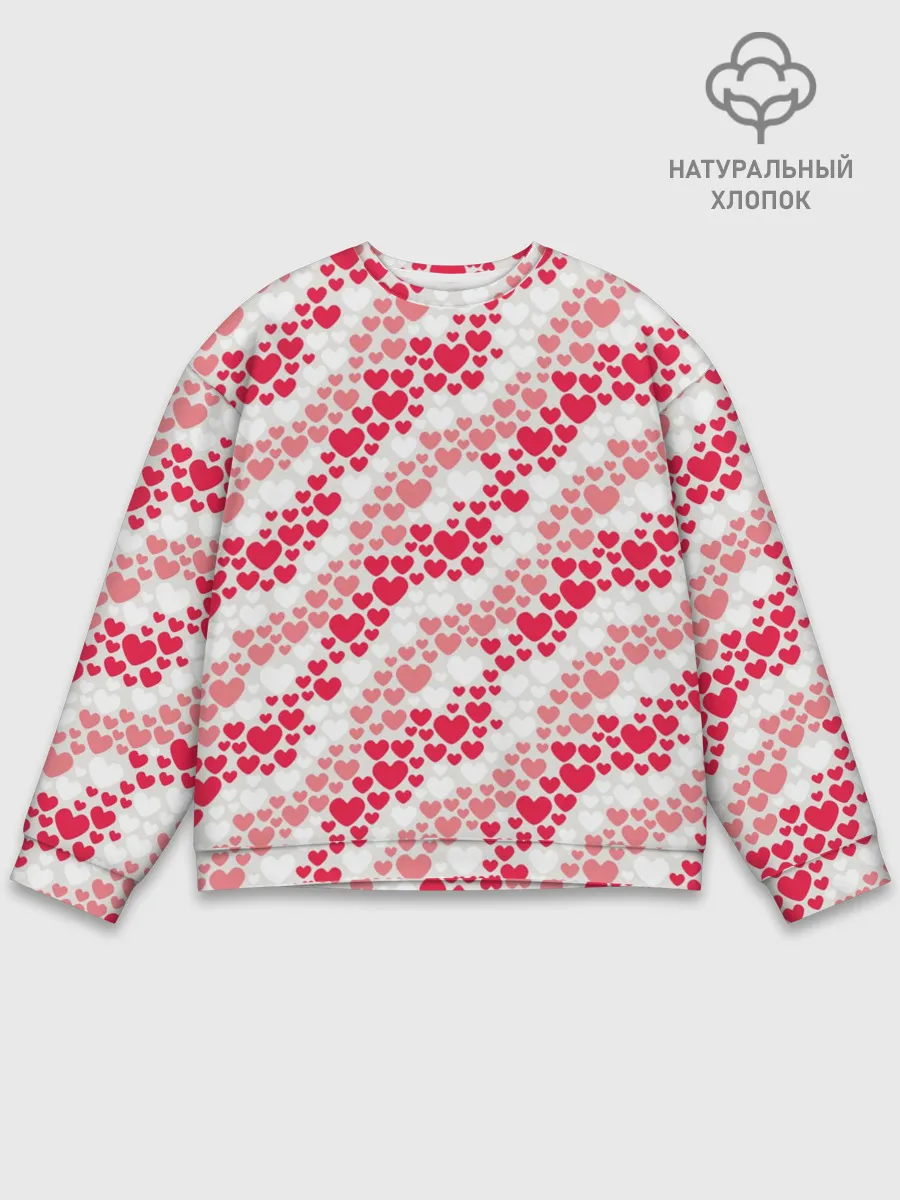 Мужской свитшот базовый / Волны Любви